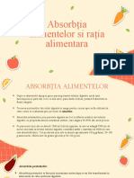 Absorbtia Si Ratia Alimentelor