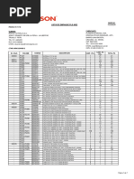 Lista de Empaque Molino La Perla Pls 6822 CTNR 3