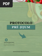 Protocolo Pré Jejum - Dieta Low Carb