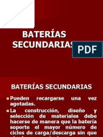 Baterías Secundarias