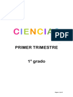 1° Grado - Libro Ciencias 1° Trim