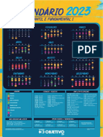 Calendario Educacao Infantil e Ensino Fundamental I