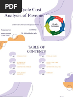 Life Cycle Cost Analysis