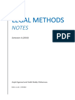 Legal Methods - Notes