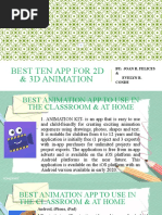 Best Ten App For 2D & 3D Animation