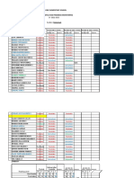 Reading Profile and Progress Monitoring Template