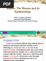 Rabies - The Disease & Its Epidemiology