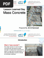 Lesson Learned Day - Mass Concrete-1