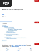 (Google Ads) Ad Format - Search - Account Structure Playbook - Best Practise