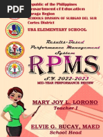 Mid-Year Rpms Cover Page & Tabbing