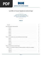 Ley 4 - 1985, de 27 de Junio, Reguladora Del Justicia de Aragón