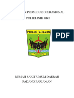 Sop Pelayanan Poli Gigi Puskesmas Cigandamekar