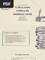 A Obra Como Crónica Da Mudança Social