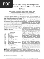 Investigação de Um Novo Circuito de Balanceamento de Tensão para Turbinas Eólicas Baseadas em PMSG Offshore Conectadas em Paralelo
