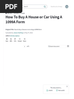 How To Buy A House or Car Using A 1099A Form - PDF