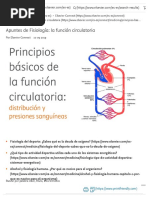 Apuntes de Fisiología - La Función Circulatoria