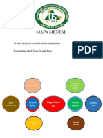 Tipos de Negocios en RD Mapa Mental