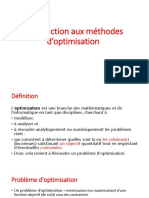 Cours 1 Introduction Aux Méthodes Doptimisation