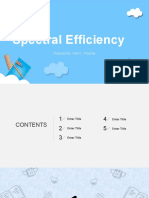 Spectral Efficiency