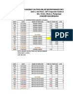 Attendance - Concepcion Branch