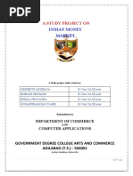 A Study Project On: Indian Money Market