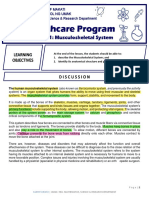 HCP MODULE 11 Musculoskeletal System