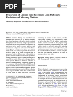 3 Preparation of Uniform Sand Specimens Using Statio