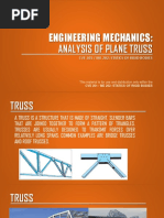 ME 202. Statics of Rigid Bodies. 07. Analysis of Truss