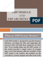 ERP MODULEandARCHITECTURE