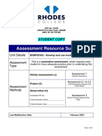 SA Tool - BSBPEF502 - Develop and Use Emotional Intelligence - V Feb 2023