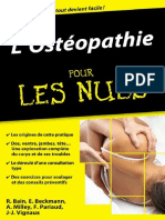 L'Osteopathie Pour Les Nuls, Ed - Renan Bain, Eytan Beckmann Ckma