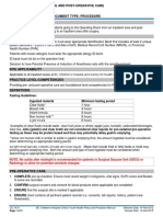 CC.14.01 Pre and Post Operative Care