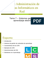 Tema 7 - Sistemas Gestores de Aprendizaje Electrónico