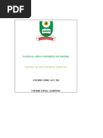 OPEN - UNIVERSITY - OF - NIGERIA - Auditing