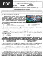 Prova Diagnóstica 6º Ano 2023