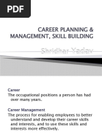 Career Planning & Management, Skill Building