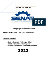 Trabajo Final de Lenguaje y Comunicacion