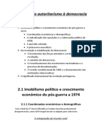 Portugal: Do Autoritarismo À Democracia