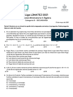 Liga LIMATEJ Eliminatoria 2 - SECUNDARIA