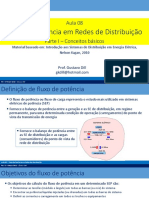 Aula 08 Fluxo de Potencia em Redes de Distribuicao RevD