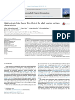 Alkali Activated Slag Foams The Effect of The Alkali Reaction On Foam Characteristics