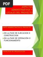 Aspectos Administrativos y Legales Del Proyecto