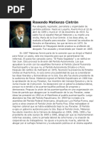 Biografia de Rosendo Matienzo Cintrón