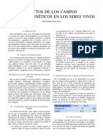 Efectos de Los Campos Electromagneticos en Los Seres Vivos