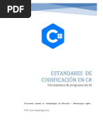 Estándares de Codificación en C#