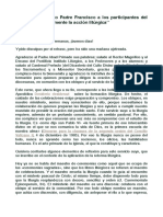 Discurso de Francisco A Los Maestros de Ceremonias