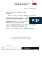 Camara Municipal 2021. Liberaciones - Arrendamientos - Ventas