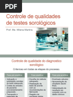 Controle de Qualidade de Imunoensaios