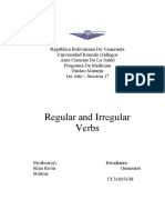 Regular and Irregular Verbs