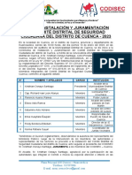 Acta de Instalación Del Codisec